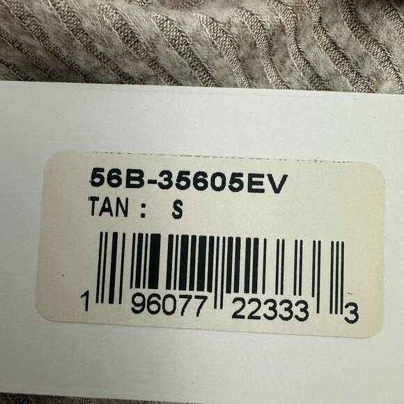 Bobi Los Angeles Womens Ribbed Knit Sweater Tan Blend Size S - Picture 4 of 7